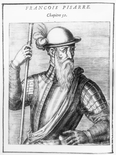 Francisco Pizarro by French School